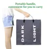 Stor vikbar tv￤ttkorgv￤ska 2-sektion Collappibel Oxford Washing Dirty Clothing Bag Organizer med aluminiumhandtag