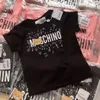 T-shirt per ragazze simpatiche per ragazzi t-shirt con marchio di cartone animato di grande qualità per bambini estivi lettere stampate magliette per bambini top a maniche corte maglietta