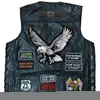 Men s Vests Motorcycle Jacket Leather Fashion Embroidered Sleeveless Racing Car Biker Four Seasons Punk for 230225