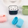 Candy Color Drop-защищенные защитные чехлы для наушников для AirPods 2 3 Pro Anti-Fingerprint Bluetooth Силиконовые наушники с крючком