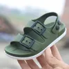 Sandals New Summer Boys Sandals For Children Beach Shoes Kids Sports Soft Antislip Casual Toddler Baby Pvc Leather Flat Sandals Z0225