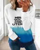 Women's T Shirts 2023 Autumn And Winter Round Neck Long Sleeve Top Ladies 3D Printing Loose Pullover Casual Sweater T-Shirt