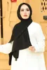 Etniska kläder Medina Silk Shawl Fashion Modal Cotton Jersey Hijab Scarf Long Muslim Plain Soft Turban Tie Head Wraps For Women Dubai