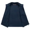 Men s Vests Spring Autumn Men Fleece Dark Blue Jacket Outdoor Sleeveless Fashion Plus Size Thermal M 5Xl 230225
