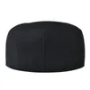 BERETS JANGOUL MEN CONTON CAP Irish Flat Fitted Sboy 조정 가능한 아이비 개츠비 모자 통기성 소프트 모자