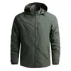 Herenjacks mannen buiten wandelen waterdichte windbreaker met capuchon 2023 herfst casual jas tactiek militair 5xlmen's