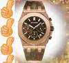 All the Crime Populaire Automatique Date Hommes Montres De Luxe Mode Hommes En Acier Inoxydable Bande De Caoutchouc Pleine Fonction Quarz Chronographe militaire montre homme Montre-Bracelet