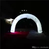 Arco gonfiabile gigante colorato largo 10 metri con striscia LED per sfilate cittadine o decorazioni per feste