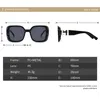Óculos de sol Luxury vintage quadrado óculos de sol Mulheres 2023 Moda de alta qualidade Retro Sun Glasses Lentes de gradiente lentes da moda Oculos G230225