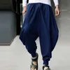 Men's Pants Chinoiserie 2022 News Cotton Harem Pants Loose Casual Traditional Chinese Clothing Men Hakama Samurai Japanese Clothing Hip Hop Z0225