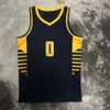 Impresso 2023 Novas camisas de basquete 0 Nome de Tyrese Haliburton Número de alta qualidade Sport Sport Sale Jersey de alta qualidade