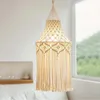 Tapestries Hand-Woven Lamp Cover Tapestry Bohemian Macrame Hanging Decorations For Bedroom Boho Light Wall Decors Home