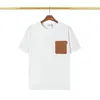 Nya m￤ns T-shirts T-shirts Slim-Fit kort￤rmad bomulls andningsbar t-shirt toppdesigner lyxbrev tryckt skjorta 2023 Spring and Summer High Street Casual Men's Wear