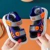 Sandals Boy Sport Sandal Summer Breathable Nonslip Soft Sole Kids Flat Shoes Children Beach Sandals For Teenager Shoes sapato infantil Z0225