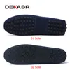 Dress Shoes DEKABR Brand Spring Summer Sell Moccasins Men Loafers High Quality Genuine Leather Shoes Men Flats Lightweight Driving Shoes 230225