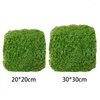 Dekoratif çiçek simülasyonu yosun çim çim yapay otlak sahte yeşil çim mat halı diy mikro peyzaj mini bahçe zemin
