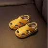 Sandals Girlsboys Shoes Breatable Children's Sandals Nonslip Kids Shoes Beach Sandal Z0225