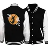 Jaquetas masculinas haikyuu ics anime karasuno casaco de beisebol de beisebol preto branco slim fit university casacats uniforms motocicle bombermen's