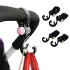 Barnvagnsdelar tillbehör 2 st/set baby hook starka kraftfulla krokar shoppingväska förvaring hängande galgar vagn vagn multifunktionell ho