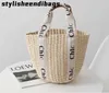 Totes Fashion Lagar Summer Beach Torba na ramię Wiklinowe tkane torebki damskie Słomiane torby na zakupy Dorywczo rattanowe torebki damskie Duża pojemność Lady 0226/23