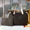 M41178/M40995/40996 Women luxury designer totes bag shopping bags GM MM PM 2pcs/sets with wallet genuine Leather Medium fashion Handbags Large composite bags purse