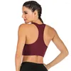 Yoga outfit Zhangyunuo Sports BH Women Gym Crop Top Mesh Backless Tank Padded Bras Fitness Athletic Running Push Up Underwear