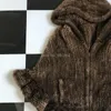 Women's Fur Faux SJ467 Classic Mexico Brasilien Ryssland Design mode högsta kvalitet stickad mink överrock poncho med huva