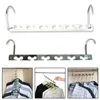 Hangers & Racks 1Pcs Magic For Clothes Hanging Chain Metal Cloth Closet Hanger Multifunction Rack Drying