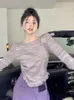 Kobiety swetry Korobov Francuski nieregularny pasek na drutach Tassel Design Slim Long Rleeve Pullover koreański sweter mody Y2K Ubrania