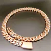 Hotsale2023 Zuanfa Schmuck Neue Ankünfte Handgemachte Halskette Moissanit Hohe Qualität Männer Kubanischen Kette Halskette