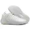 Men's original Basketball Shoes Harden Vol 7 Sneakers Cloud White Silver Metallic Better Scarlet Core Black Lucid Fuchsia Man Trainer