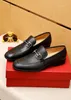 Nieuwe 2023 Echte lederen kledingschoenen Oxfords Oxfords Fashion Classic Designer Office Business Flats Slip On Men Brand Formele feestschoenen Maat 38-45