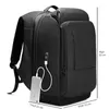 Backpack Men's Bag Travel Large Capacity Waterproof Multi-pocket Business Storage USB Laptop