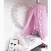 Berceau Filet Bébé Moustiquaire Berceau Lit À Baldaquin Lit Rideau Valance Hung Dôme Filles Chambre De Bébé Décoration Princesse Auvent Enfants Jouer Tentes 230225