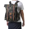 Backpack Canvas Waterproof Outdoor Travel Large Capacity Mountaineering Bag Camouflage Camping