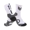 Meias masculinas No23 No24 La James KB LBJ Jogador de basquete Sports Sport Socks com números analógicos Los Angeles Team vinte e três quatro chutes Z0227