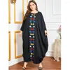 Ethnische Kleidung Eid Mubarak Ramadan Abaya Dubai Stickerei Maxikleid Frauen Muslim Lange Jilbab Kleid Bangladesch Kaftan Türkei Arabische Robe