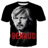 Мужские рубашки T Renaud Sechan 3D-печатная футболка мужчина женщина модное повседневное хип-хоп унисекс Хараджуку