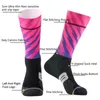 Herrstrumpor Komprimering Sport Socks Professional Antislip Cycling Socks MTB Road Bike Bicycle Team Racing Seamless Men's Socks Z0227