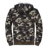 Men's Hoodies Camouflage Autumn Winter Men Tracksuit Thick Army Coats Sweatshirts Fleece Hooded Jackets 5XL J6T689