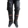 Moto Armor Rider Genouillère Moto Chaud Genouillère Jambe De Protection Plus Chaud Hiver Contre Le Vent En Cuir PU Étanche Pour Hommes Wemen