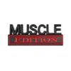 Party Decoration 1PCS MUSCLE EDITION Car Sticker For Auto Truck 3D Badge Emblem Decal Auto Accessories 8x3.2cm