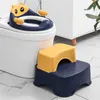 Covers Multifunctiona Training Seat Portable Toddlers Kids Potties Trainer Seats with Soft Cushion Anti-slip Potty Ring 230227