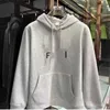 Erkek Hoodies Sweatshirts Tasarımcı Erkek Hoodie Göğüs İşlemeli Rozet Kadın Sweaters Çift Modelleri PBPI