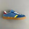 Buty markowe Klasyczne Vintage Męskie Trampki Damskie Skórzane zamszowe Obuwie na co dzień Amortyzacja Podeszwa z lateksu PU Luksusowe sportowe pod wspólną marką Nadruk z okrągłym czubkiem Mikser Clour