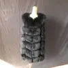 Women's Fur & Faux 90cm Long Real Vest For Women Genuine Leather Coats Winter Female Jacket Luxury Outerwear CustomizeWomen's Women'sWomen's