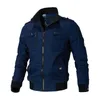 Мужская куртка бомбардировщика мужская модная повседневная ветряная куртка Men Men Spring Awomm Outwear Stand Slim Wition Jacket Mens 230227