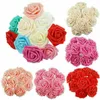 Dekorativa blommor 50st/ v￤ska Multicolor Mini Pe Foam Rose Head Artificial Handmade DIY Wedding Home Decoration Festival Party Supplies