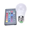Lampes de table 16 couleurs LED télécommande D ampoule 5w 3wled éclairage décoratif décoratif créatif