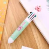 Colors Cartoon Ballpoint Pen Creative Cute Samll Pig Rollerball Color Graffiti School Office Cationalery Supplies